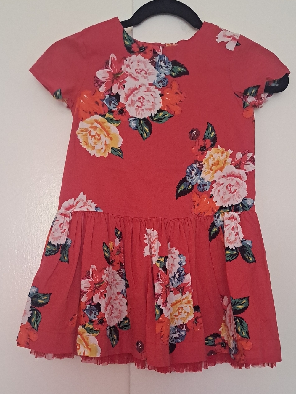 GAP Red Floral Kids Dress